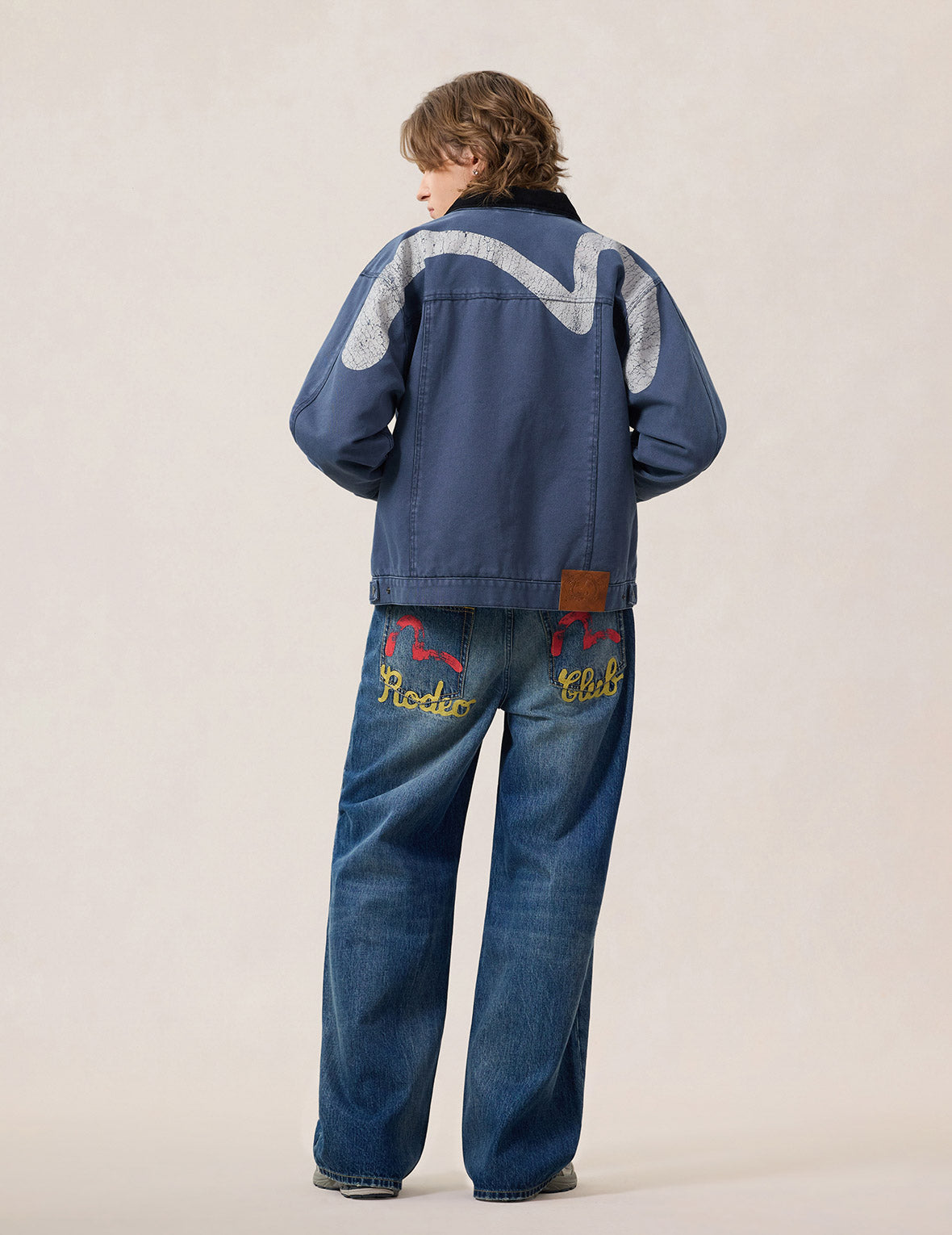 EVISU/道楽ライフジャケット/カスタムワッペン/ ウォッシュドワークジャケット – EVISU