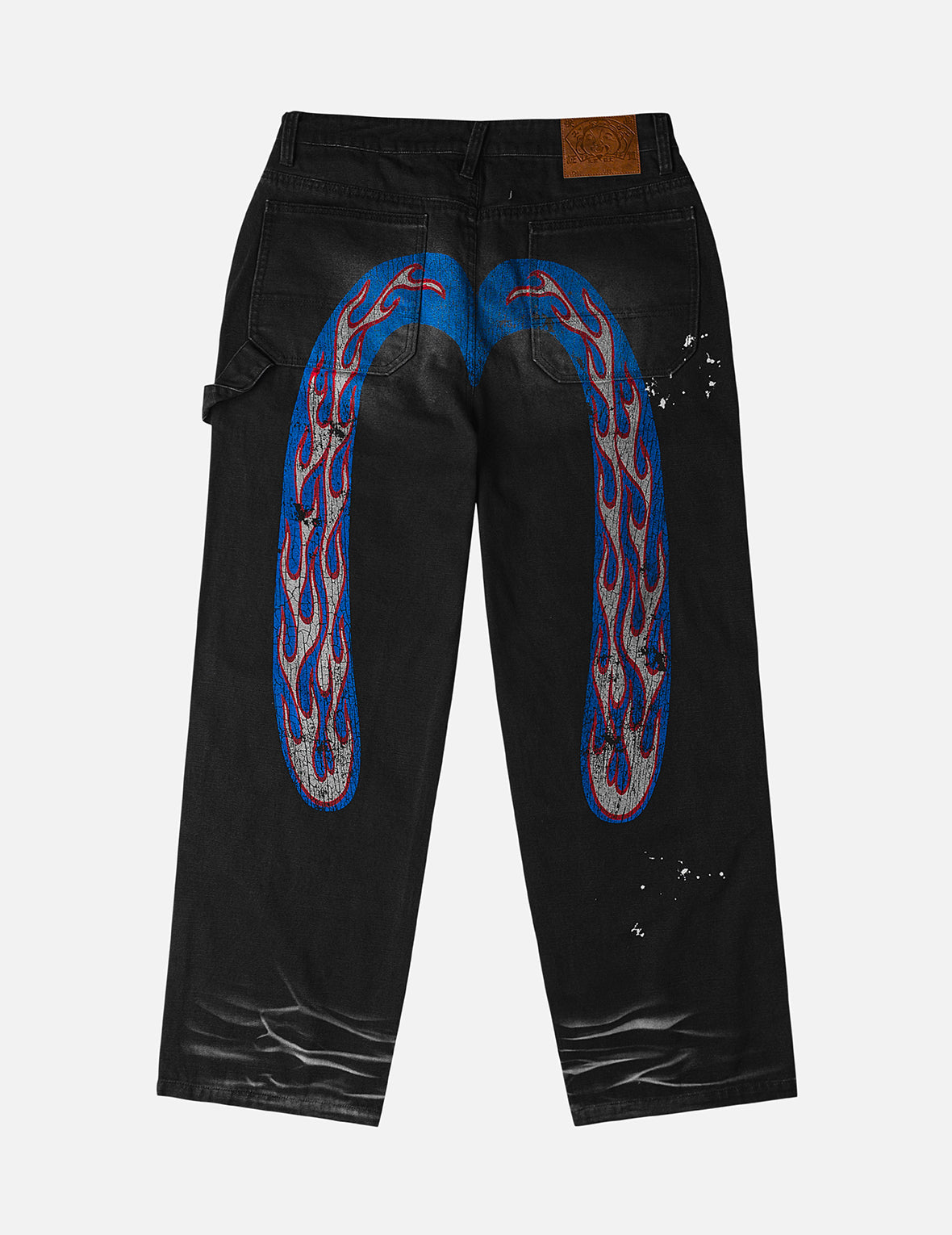 ヘビーウォッシュド&ディストレスド大黒 ジーンズ – EVISU