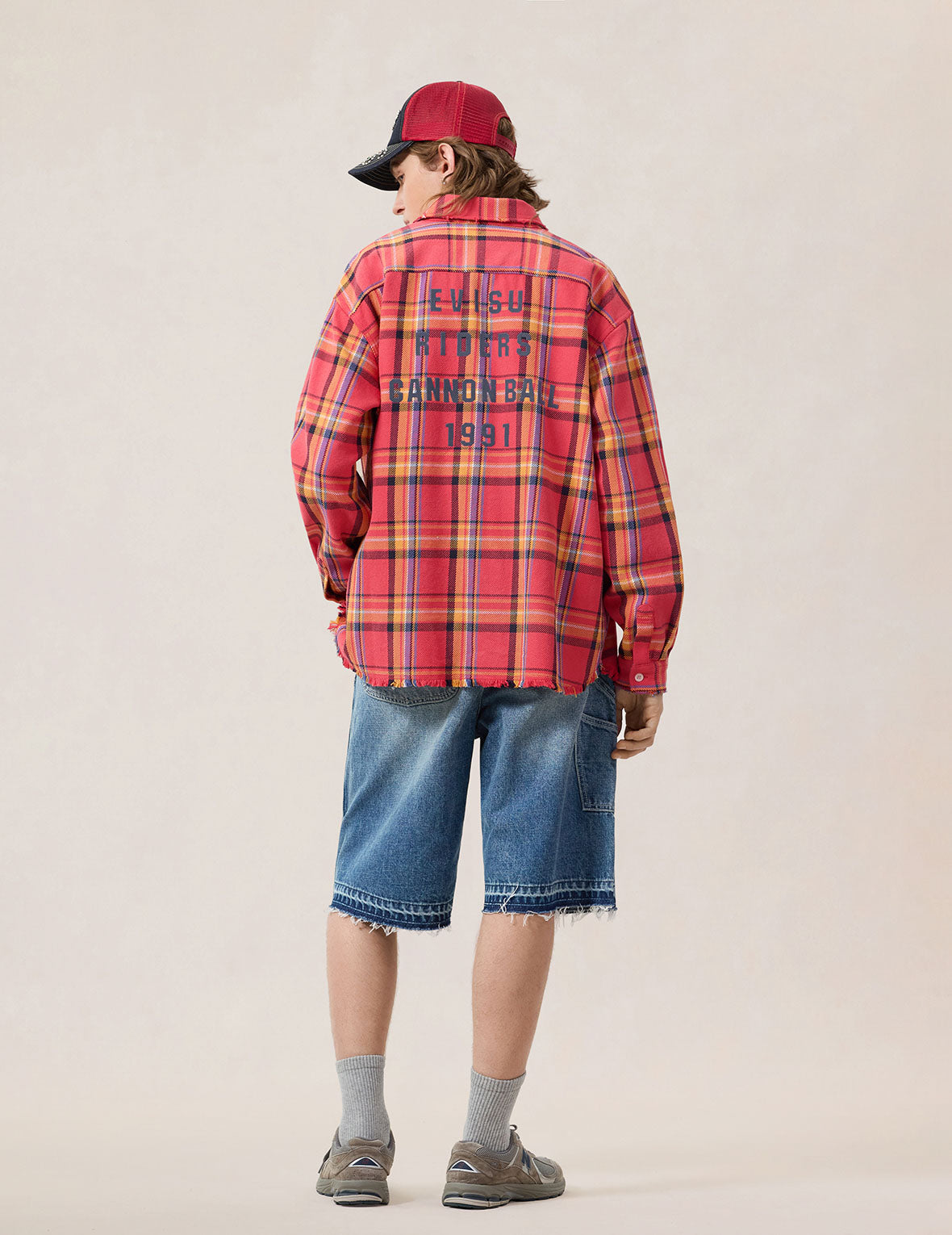 Heavy Washed Distressed Flannel Shirt