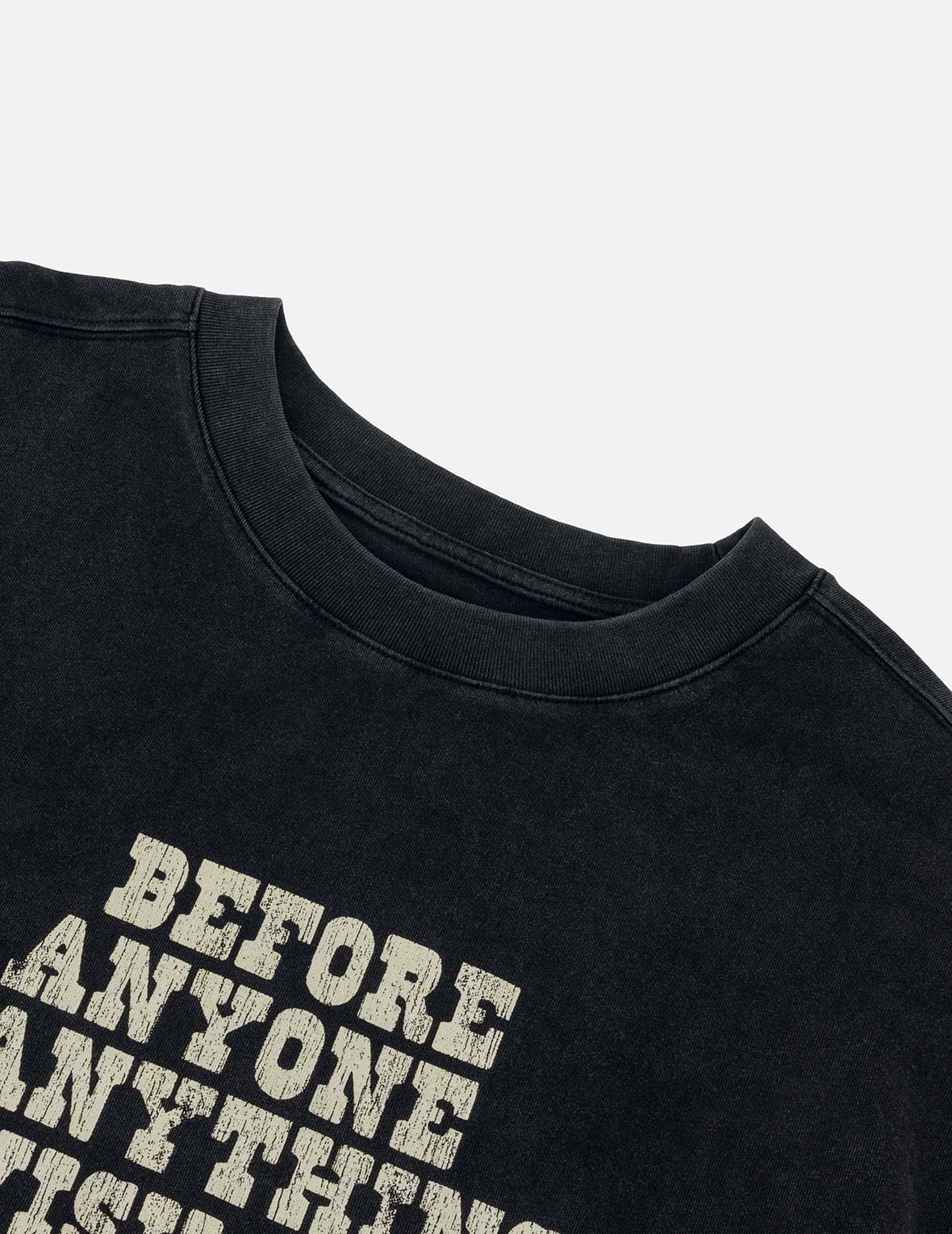 リバースカモメスローガン 長袖Tシャツ
