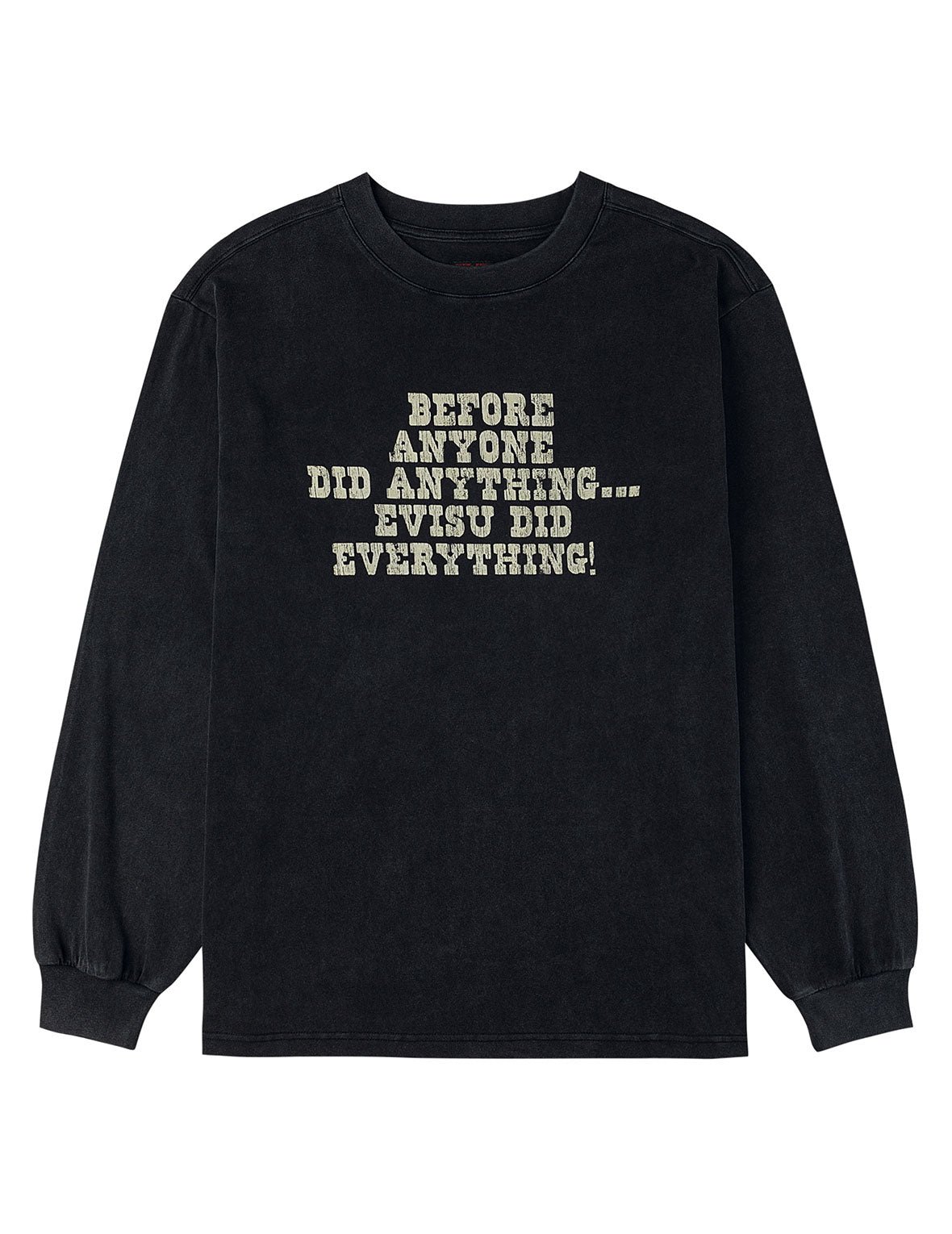 リバースカモメスローガン 長袖Tシャツ