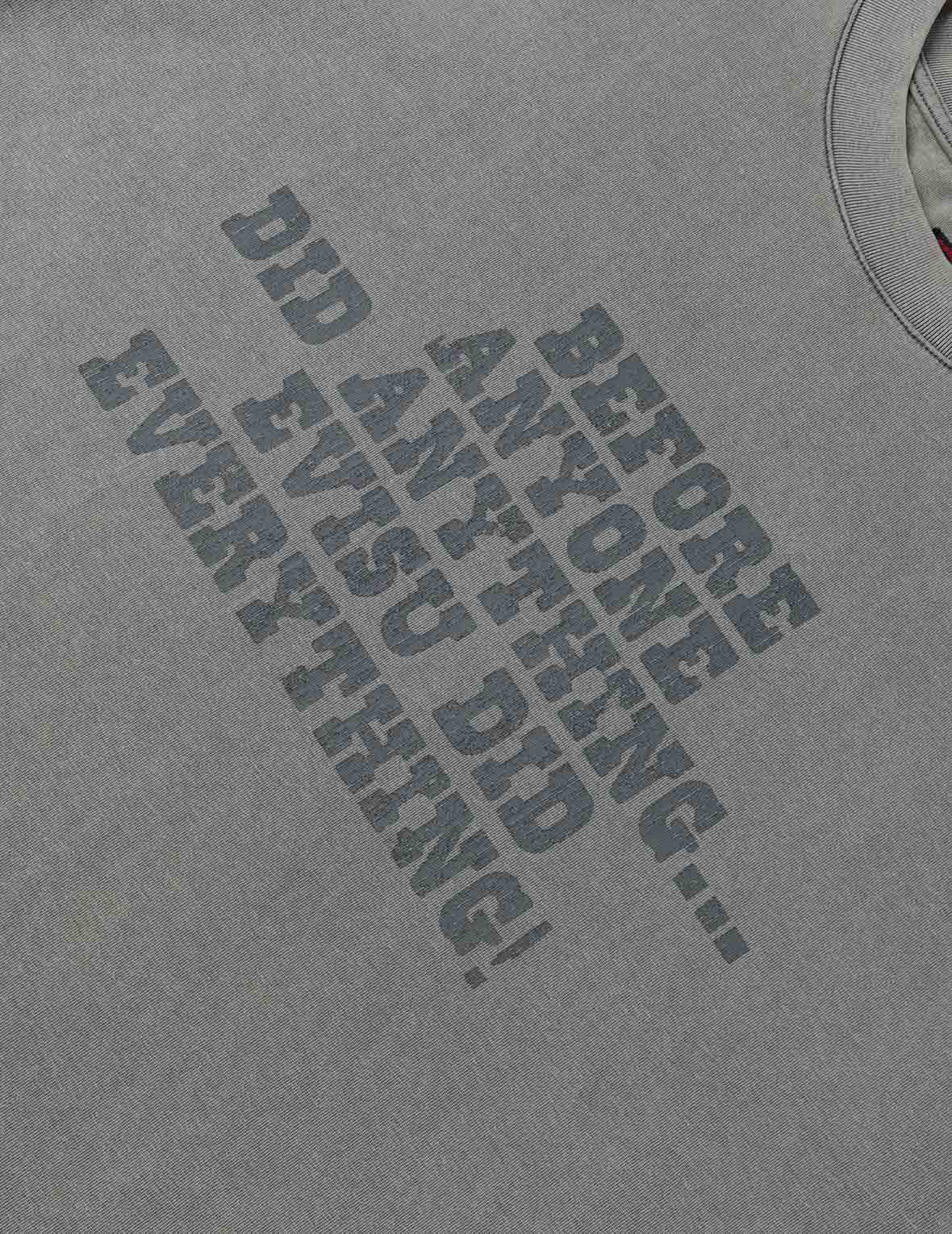 リバースカモメスローガン 長袖Tシャツ