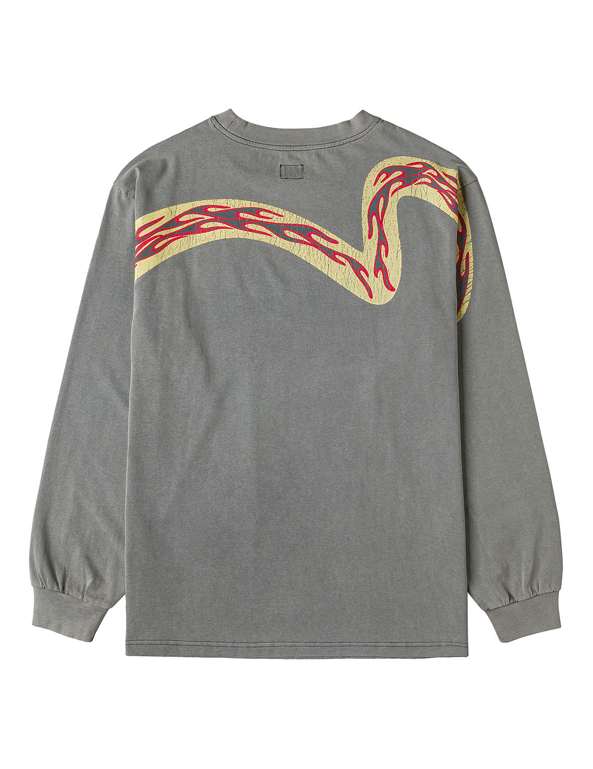 リバースカモメスローガン 長袖Tシャツ