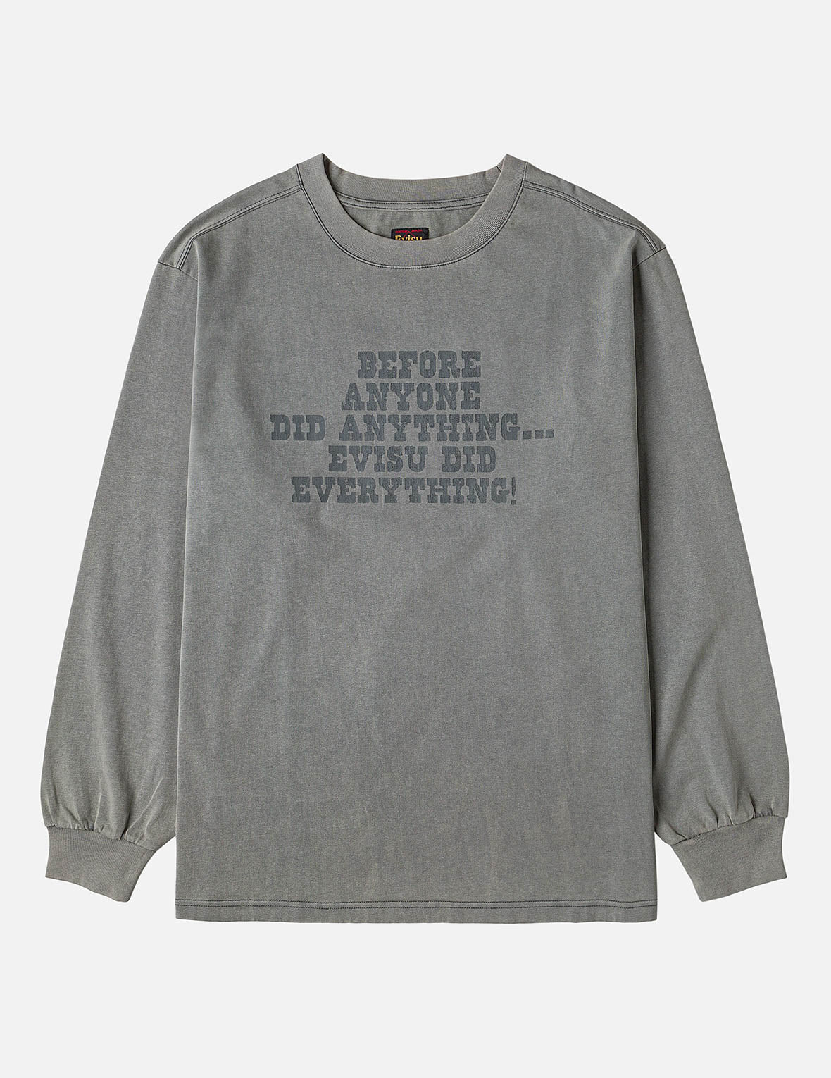 リバースカモメスローガン 長袖Tシャツ