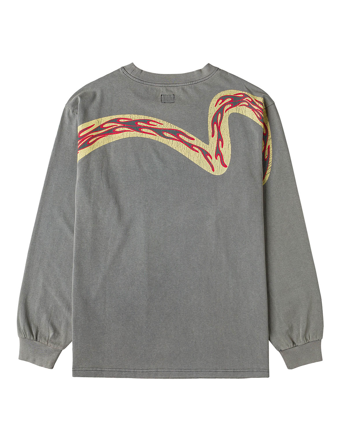 リバースカモメスローガン 長袖Tシャツ