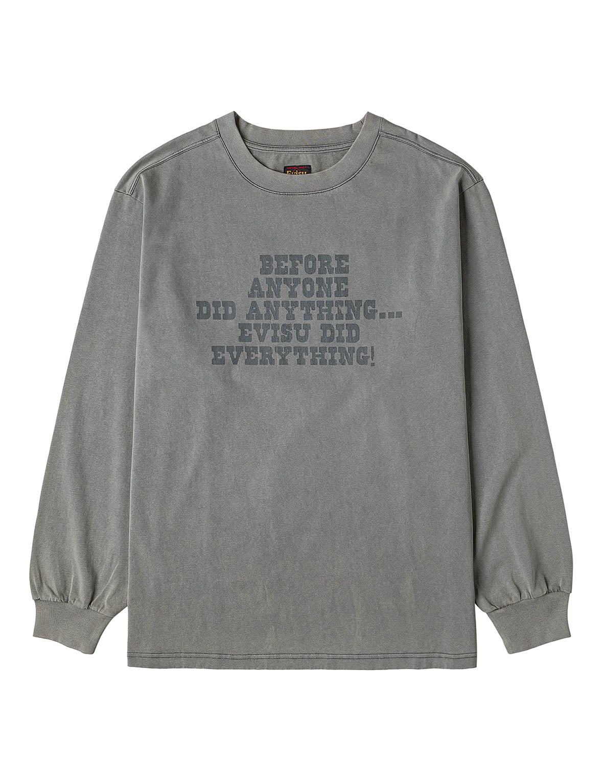リバースカモメスローガン 長袖Tシャツ