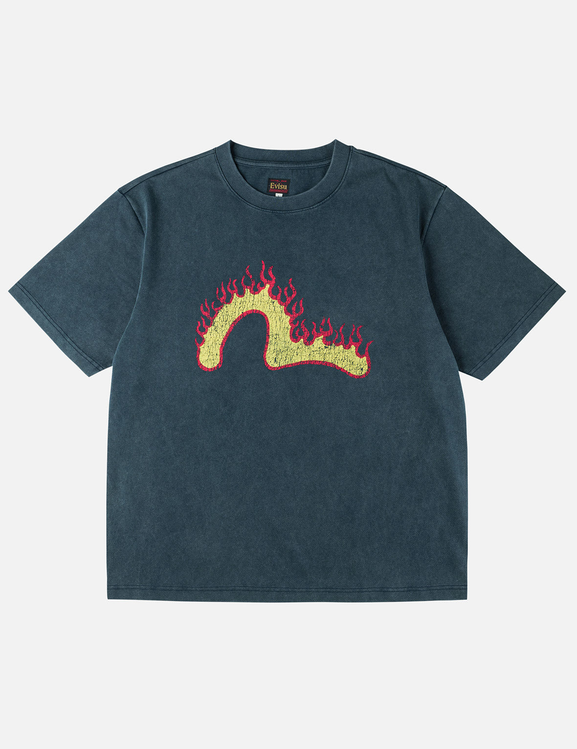 Y2K❤️ EVISU DONNA カモメ ロゴ Tシャツ 希少カラー ボールドカモメ Tシャツ – EVISU