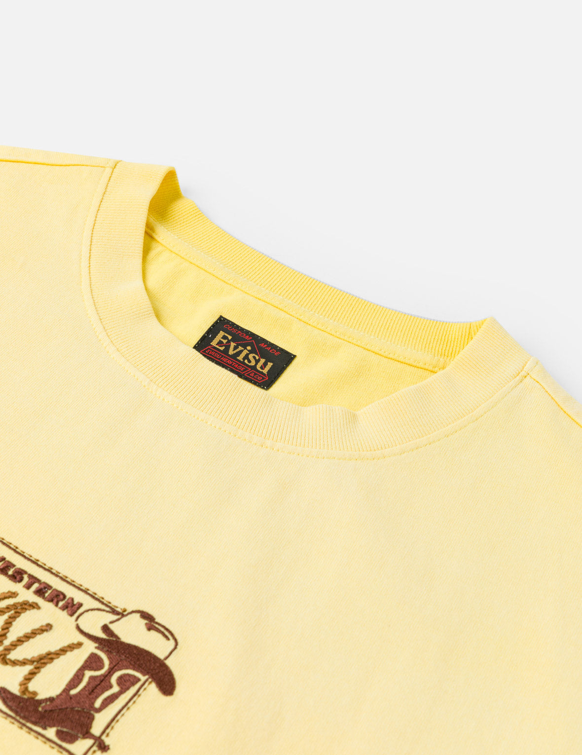 カウボーイブーツロゴ刺繍Tシャツ