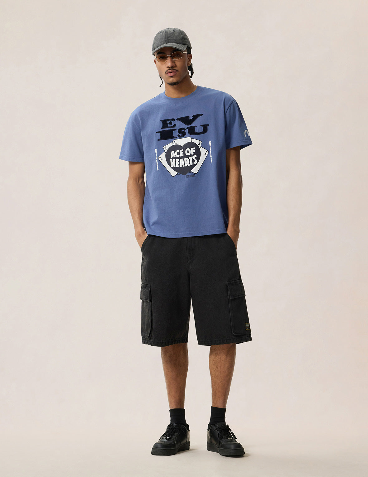 ハートのエースフロックドロゴTシャツ