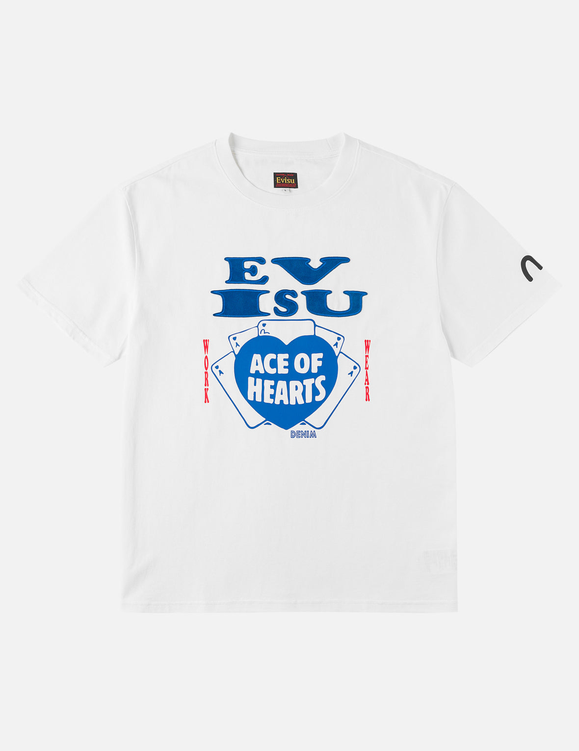 ハートのエースフロックドロゴTシャツ