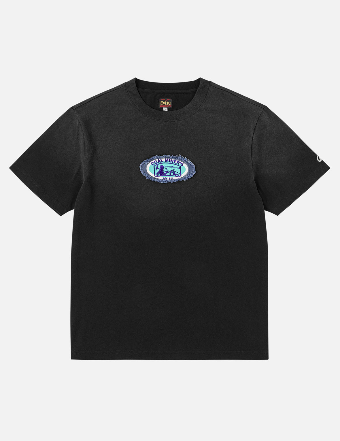 ウォッシュドマルチプロセスマイナーバッジTシャツ