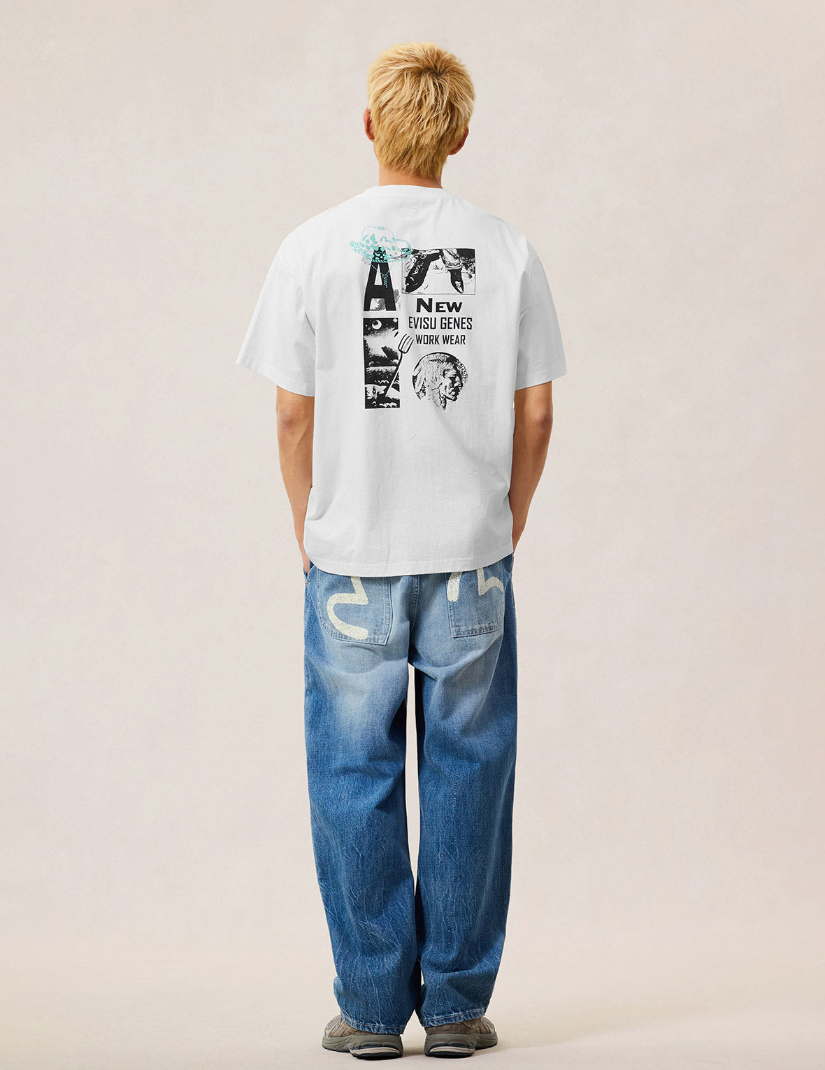 EVISU ワークウェア Tシャツ