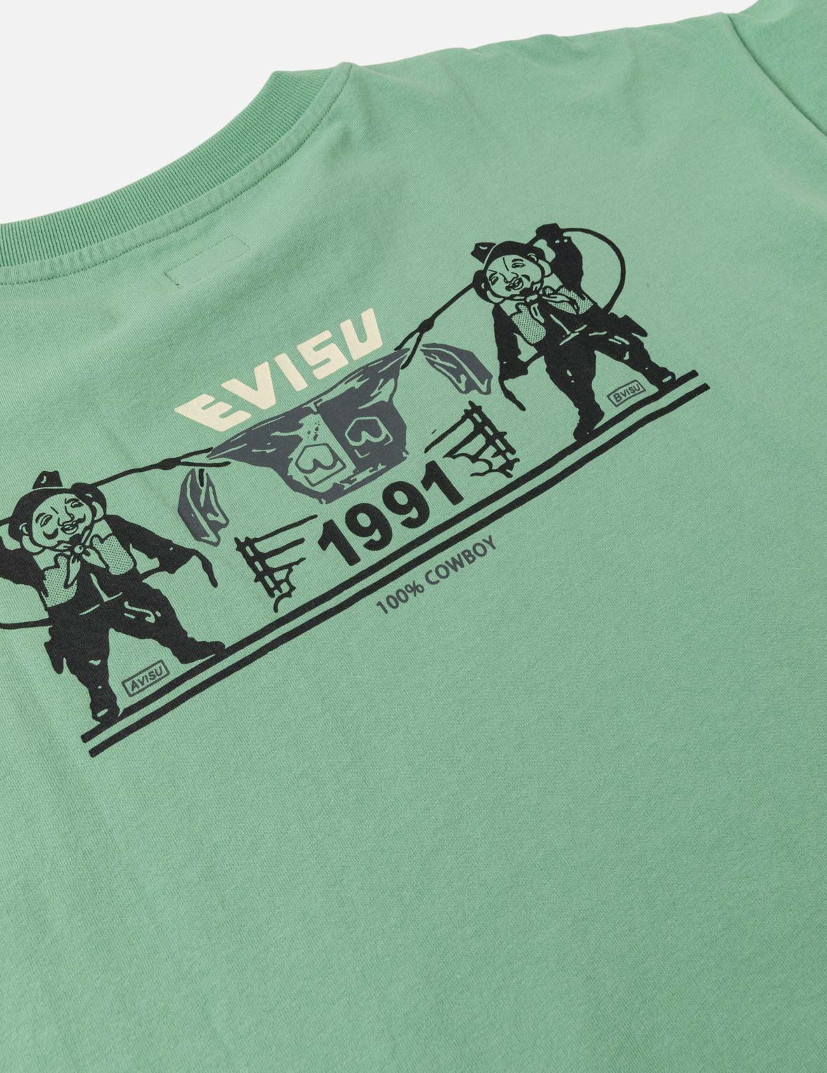 仏頭カウボーイデュエルグラフィックTシャツ