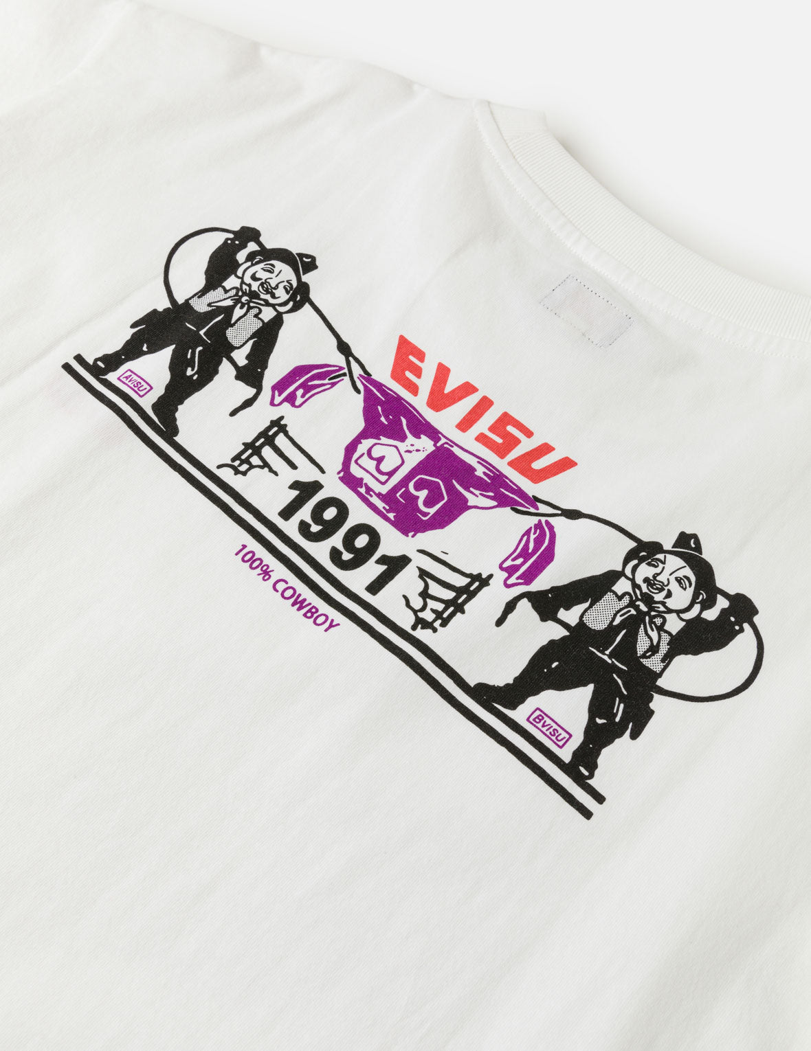 仏頭カウボーイデュエルグラフィックTシャツ
