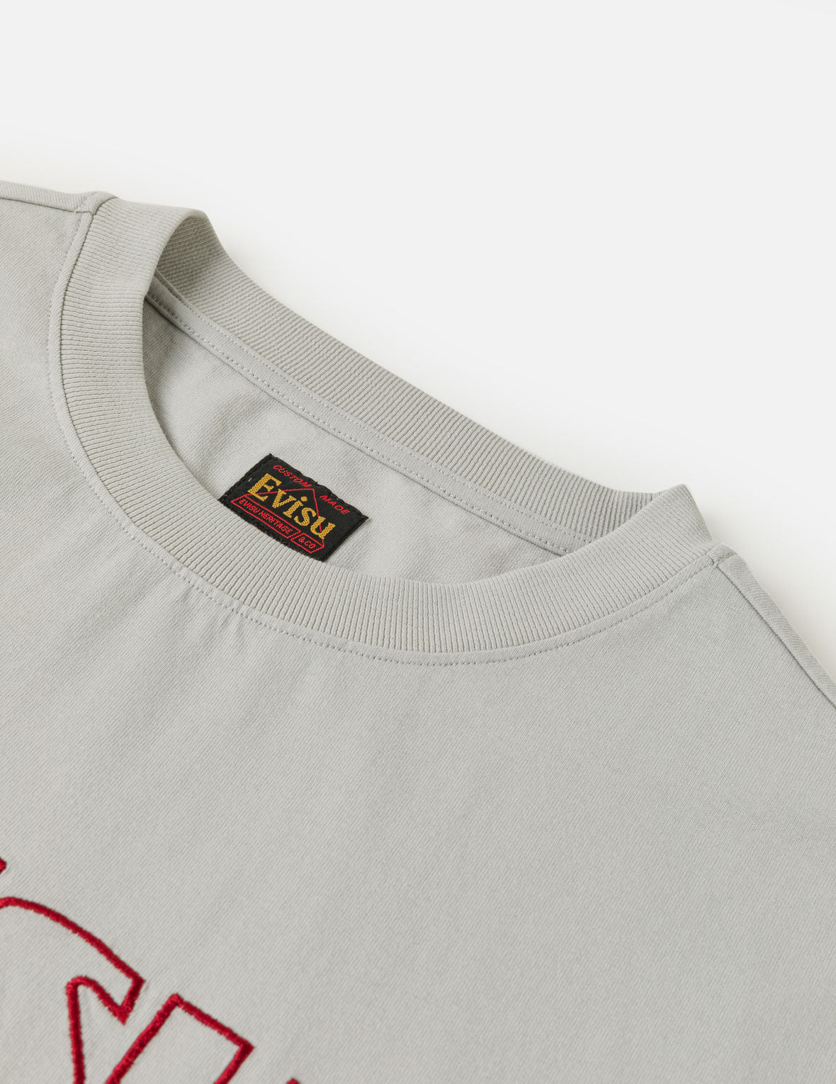 アリゲーターvsカモメアウトライン刺繍Tシャツ