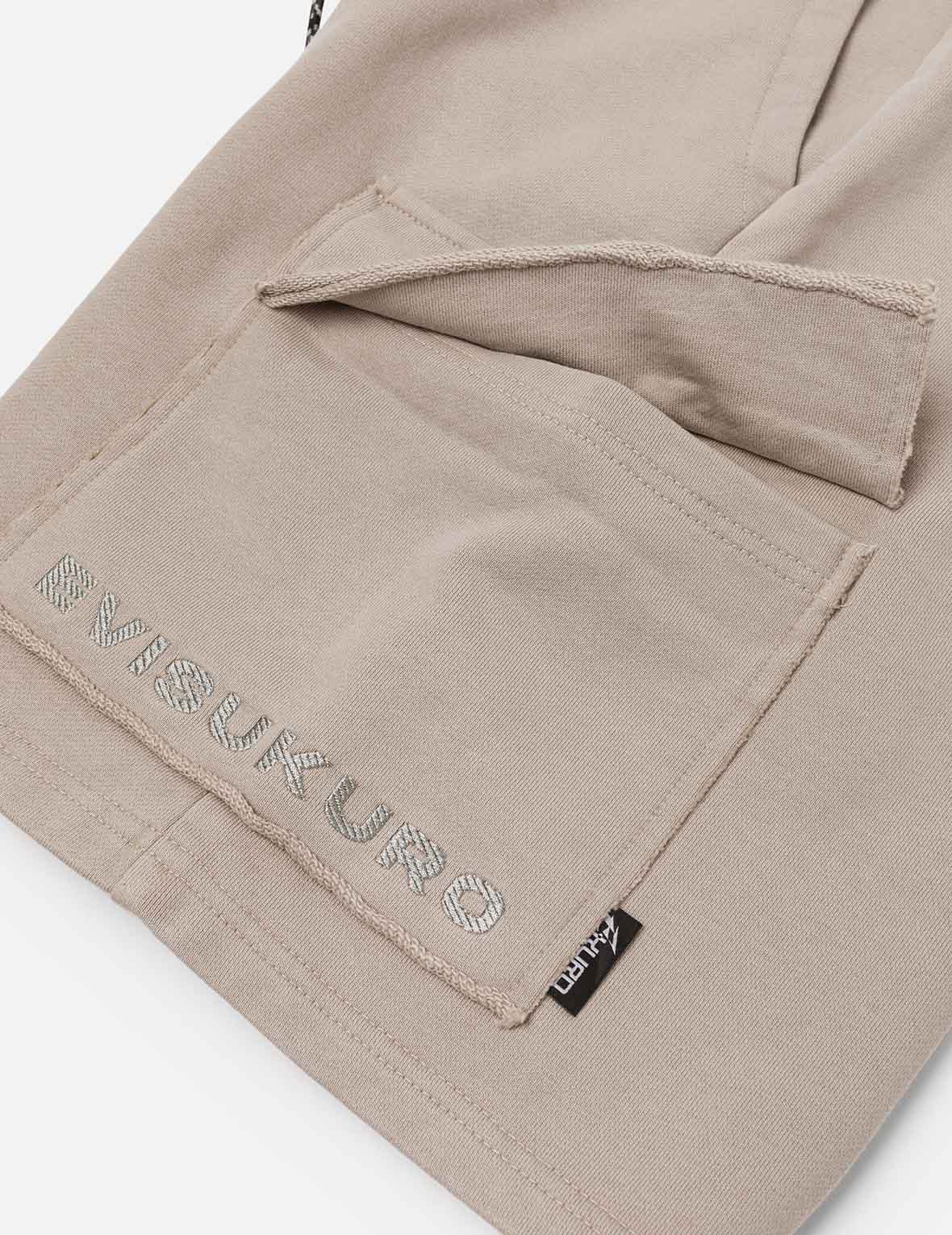 カモメ＆ロゴ 刺繍 リラックス フィット スウェットショーツ