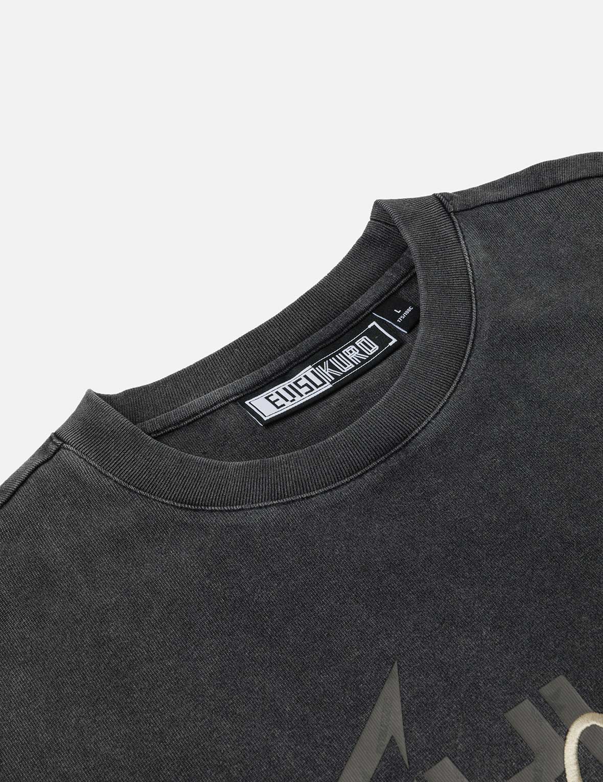 ヘビーウォッシュレギュラーフィット2-in-1ロングスリーブTシャツ