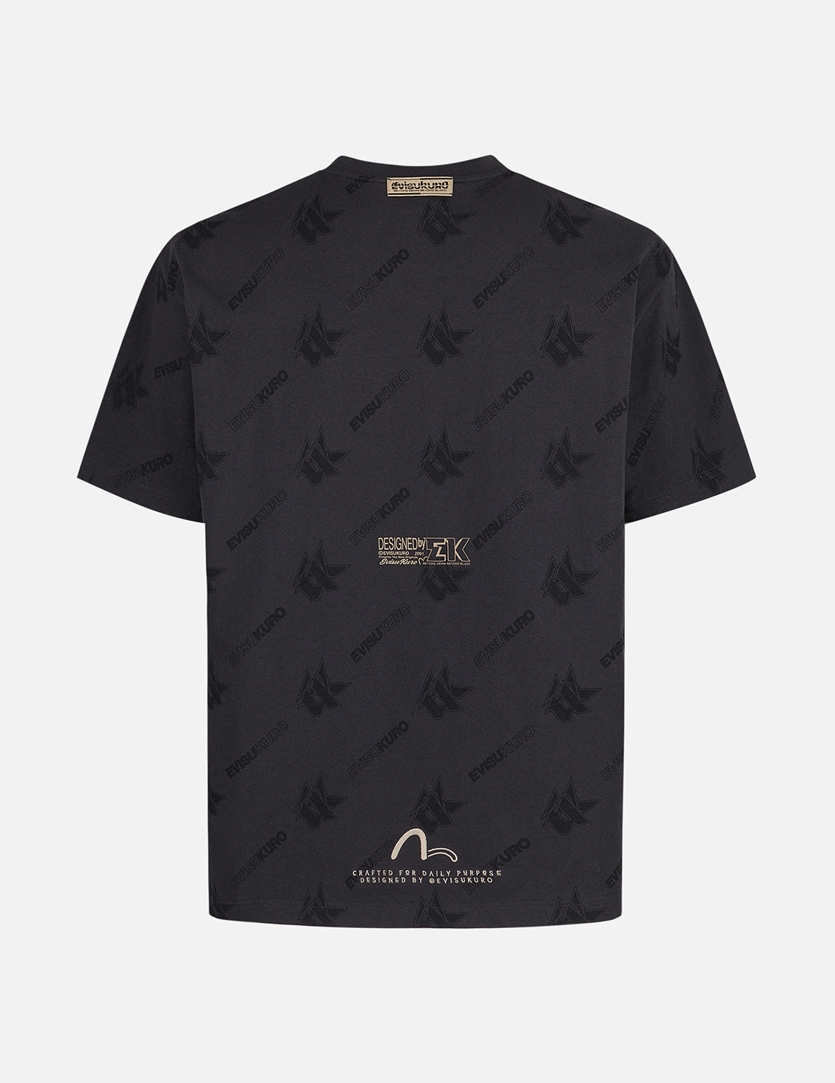モノグラムロゴプリントリラックスフィットTシャツ