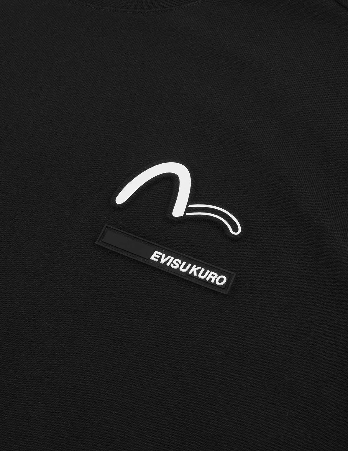 メタリックロゴ＆スローガンプリント レギュラーフィット Tシャツ