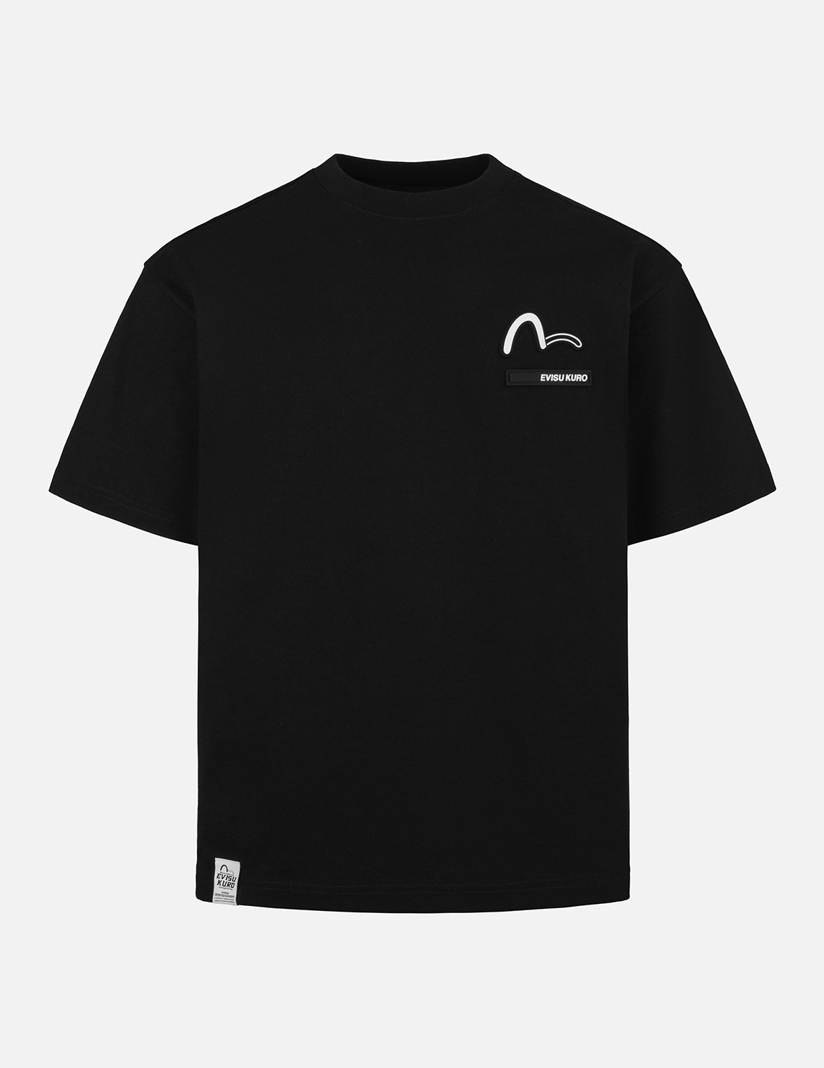 メタリックロゴ＆スローガンプリント レギュラーフィット Tシャツ