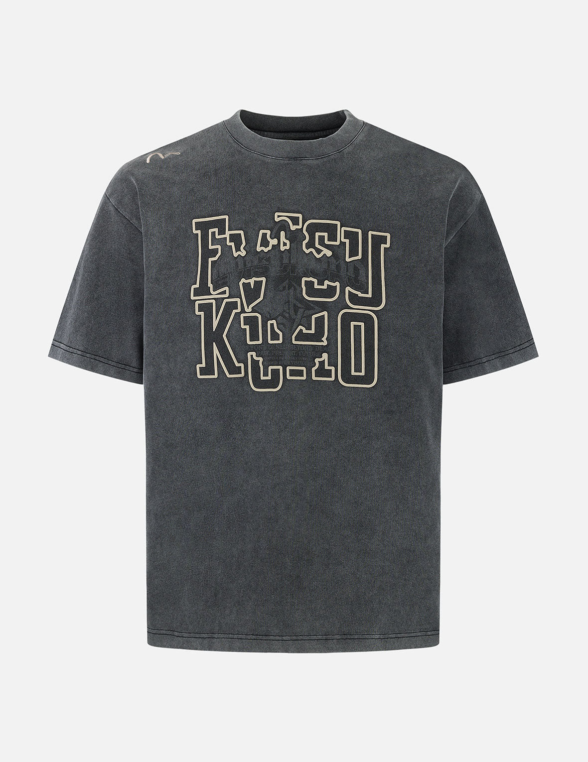 スケッチロゴプリント リラックスフィット Tシャツ