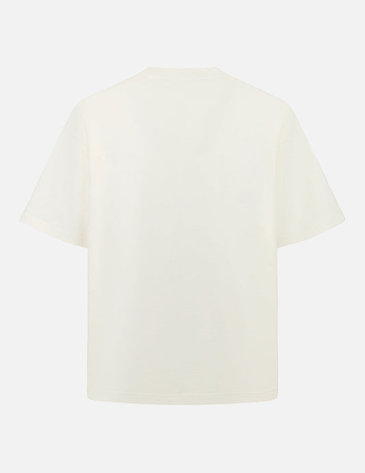 ロゴ＆カモメプリント オーバーサイズ Tシャツ