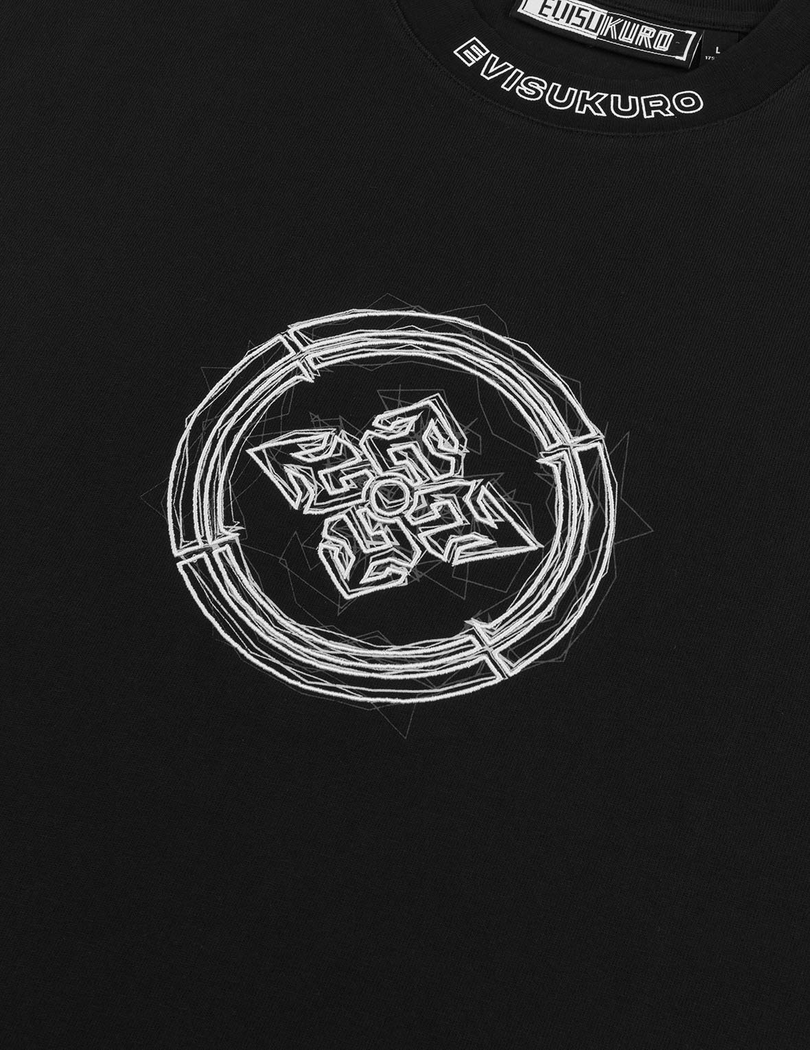 家紋 プリント＆刺繍 オーバーサイズ Tシャツ