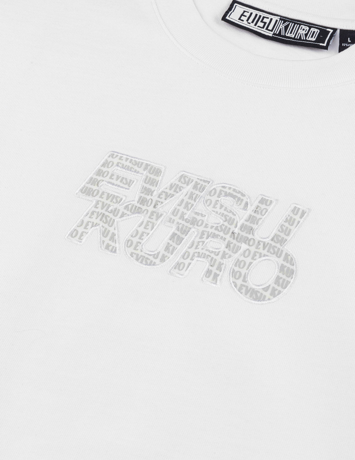 和風 アップリケ ロゴ 刺繍 レギュラー フィット Tシャツ
