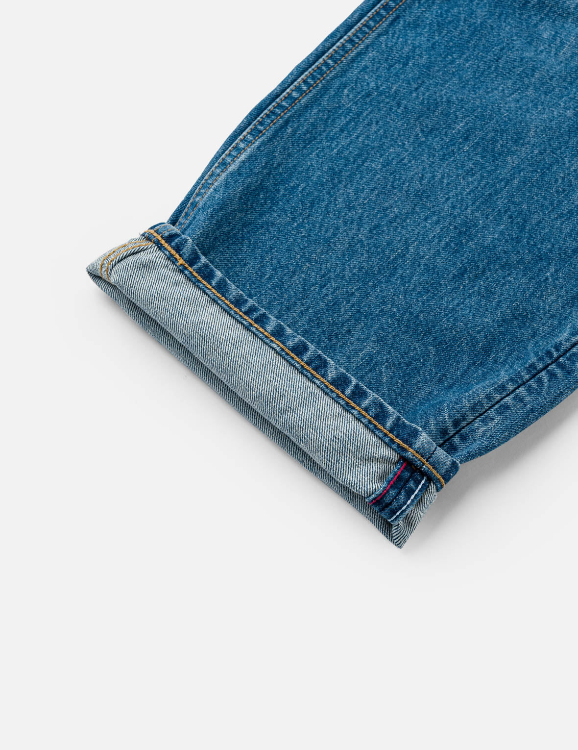 Light-washed Seagull Print Relax Fit Jeans #2030