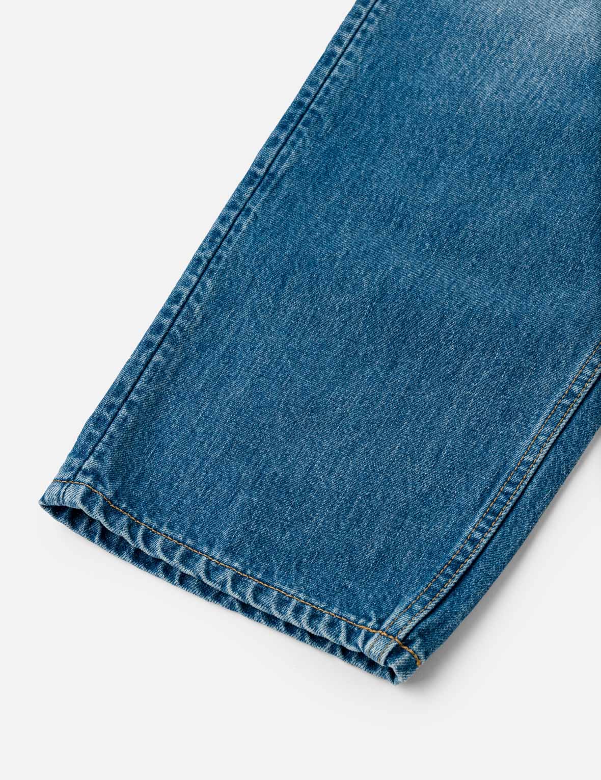 Light-washed Seagull Print Relax Fit Jeans #2030