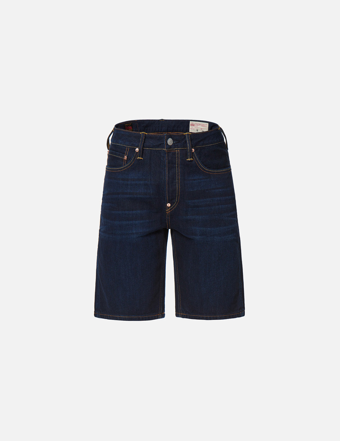 Lucky Charm-pattern Daicock Denim Shorts