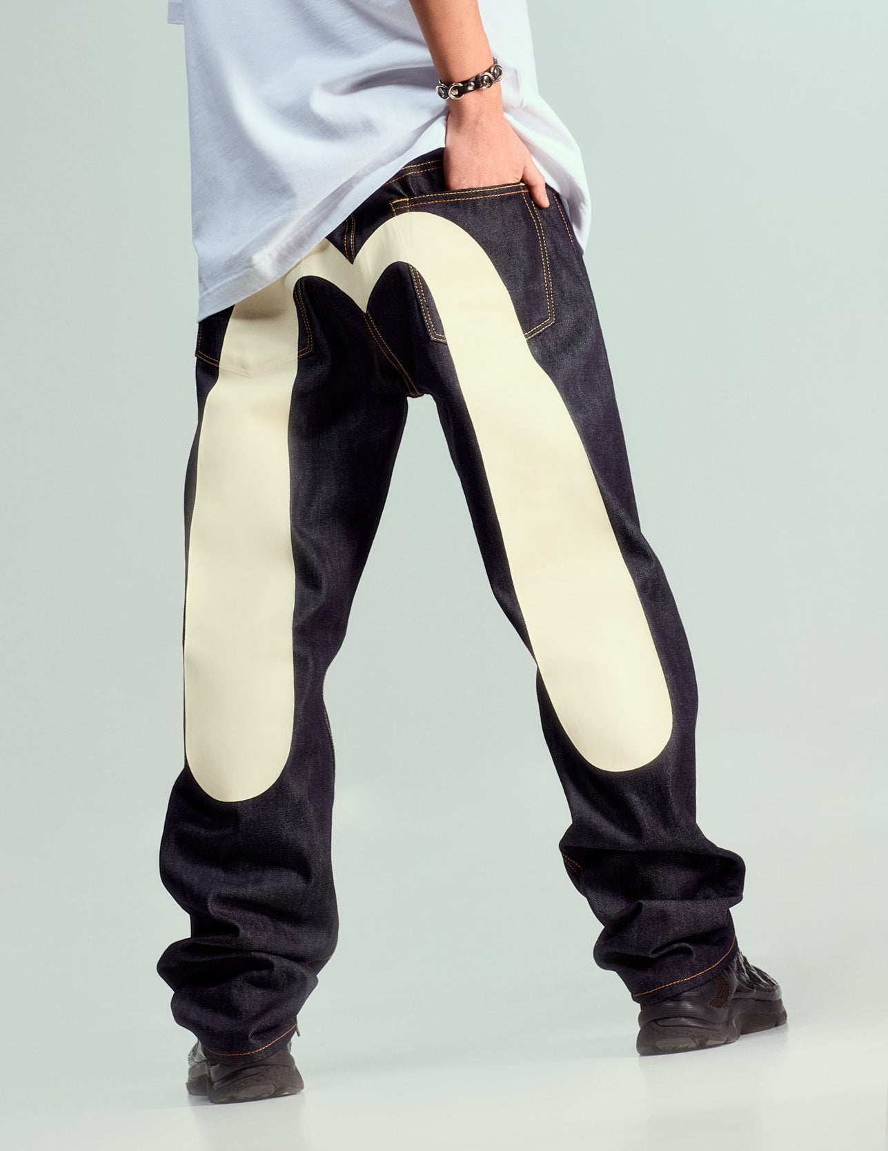 [PRE-ORDER] Daicock Print Baggy Jeans #2000
