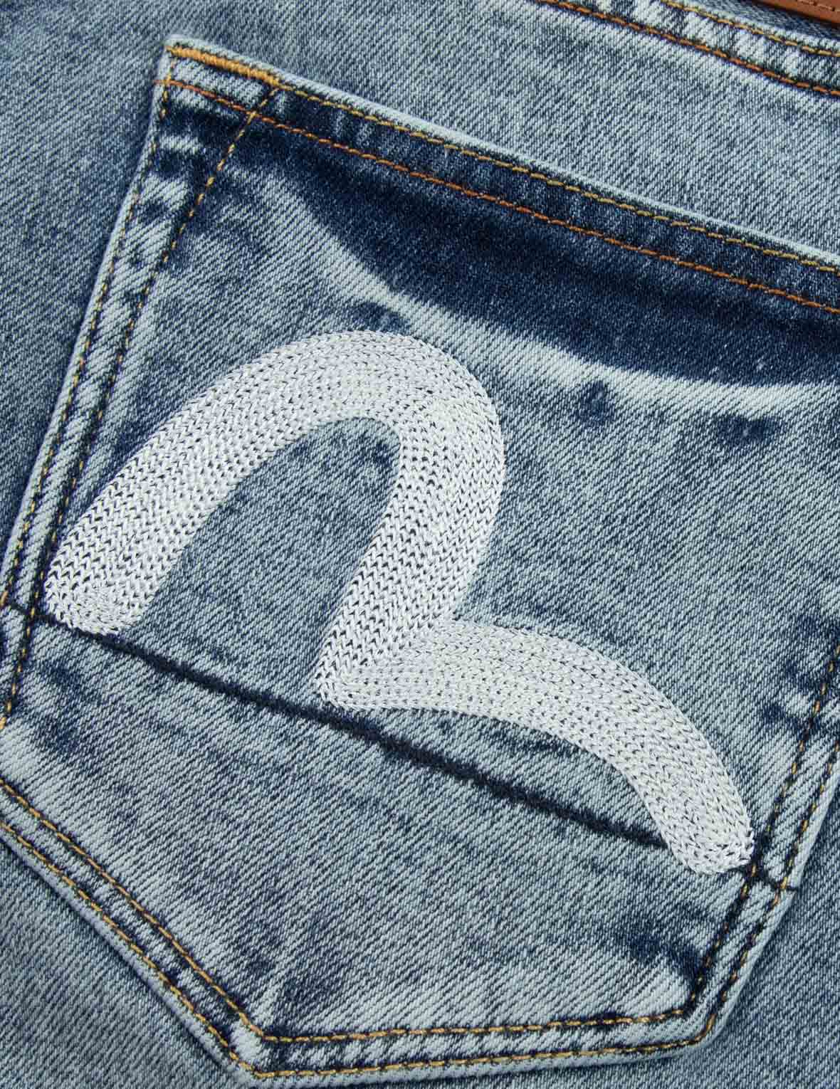 EVISU JEANS スラブコットンストライプパンツ - メルカリ