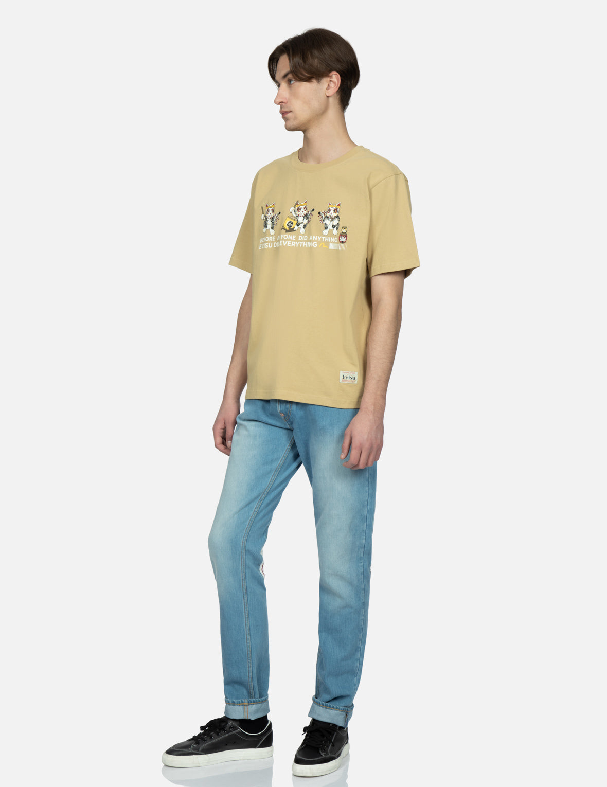 Nomadic-pattern Embroidered Daicock Insert Carrot-Fit Jeans
