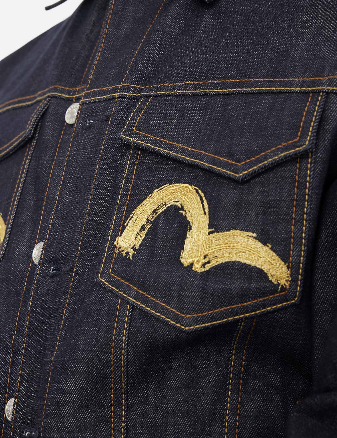 白沢刺繍 リラックスフィットデニムジャケット