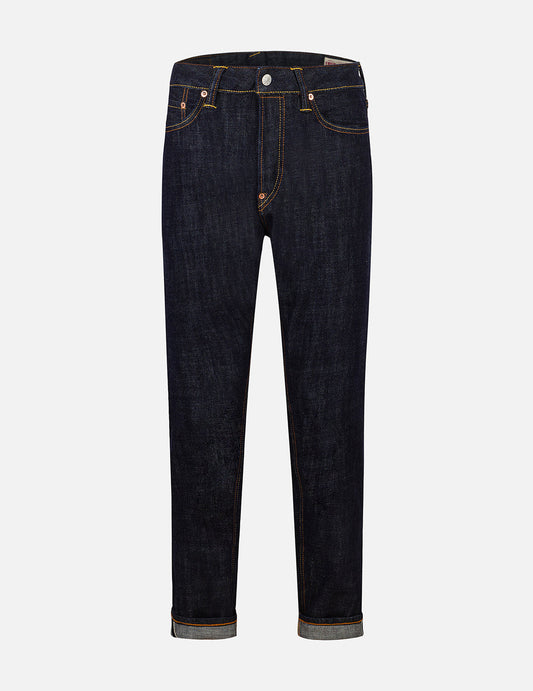Seagull and Logo Brocade Appliqué Carrot Fit Jeans #2017