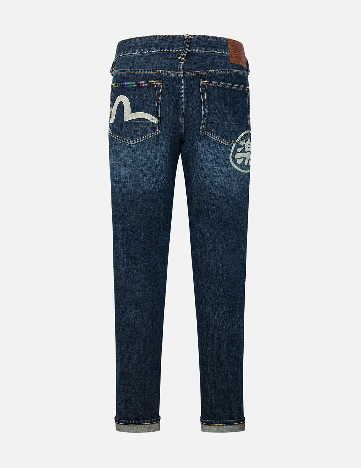 カモメプリント キャロットフィット ジーンズ #2017