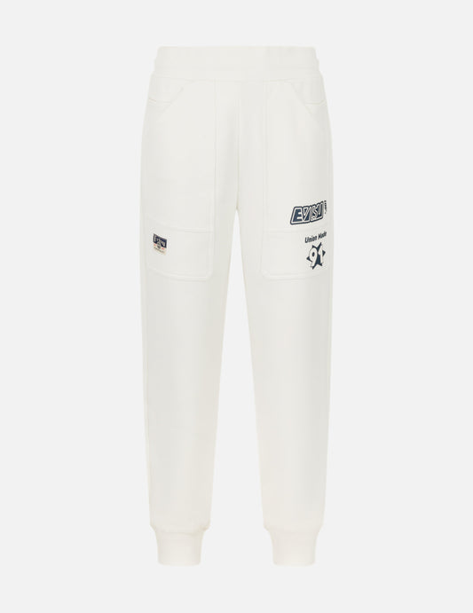 Logo and Daicock Print Relax Fit Sweatpants