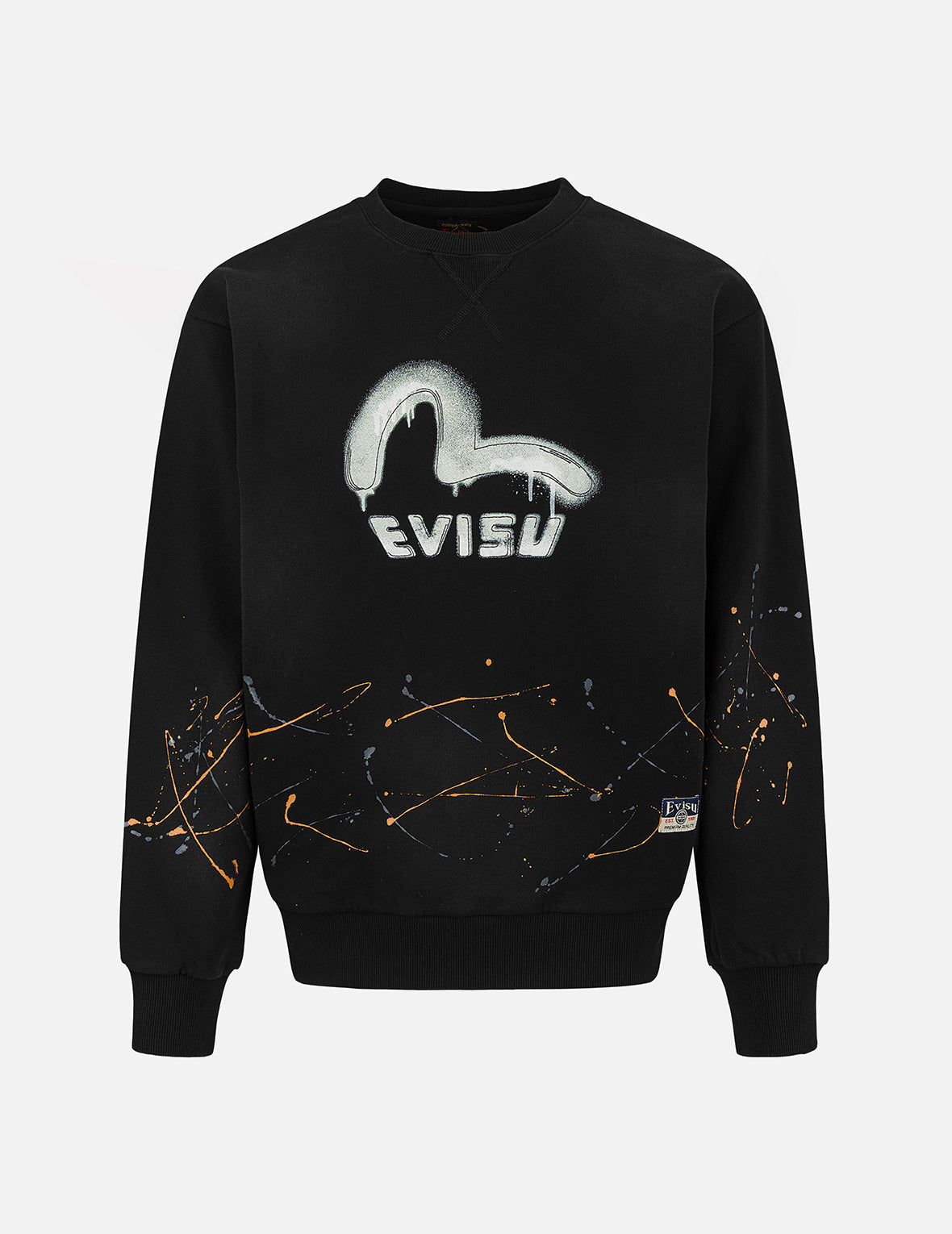 ロゴとカモメプリント リラックスフィットスウェットシャツ