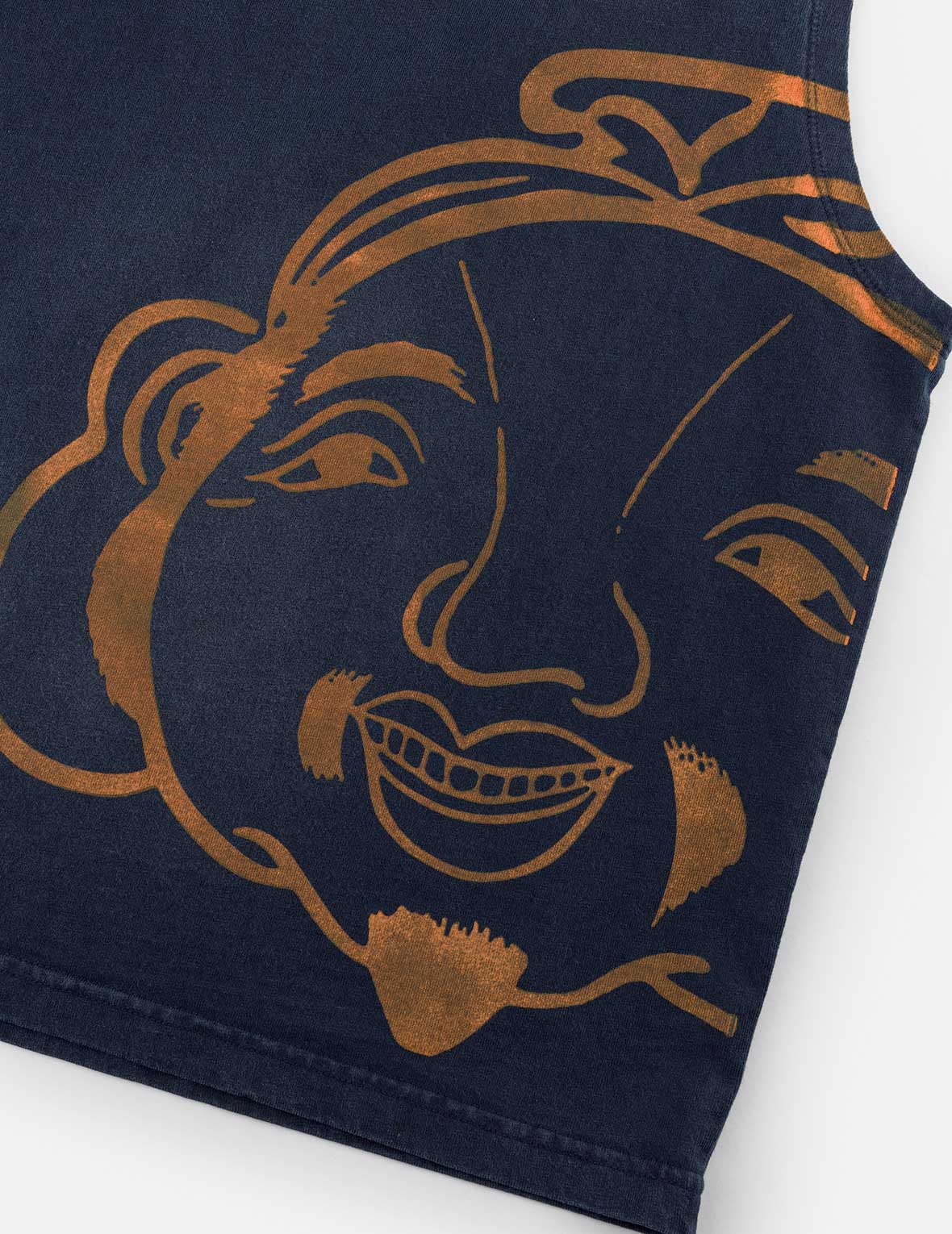 仏頭プリント ボクシータンクトップ – EVISU