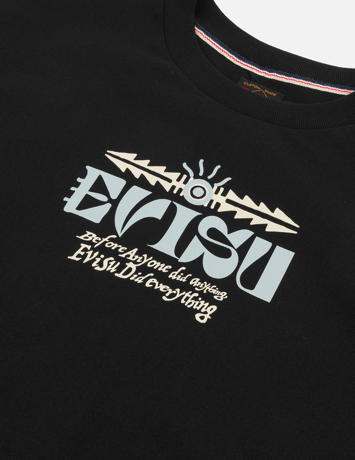 2-in-1 インディアントーテムプリント リラックスフィット長袖Tシャツ