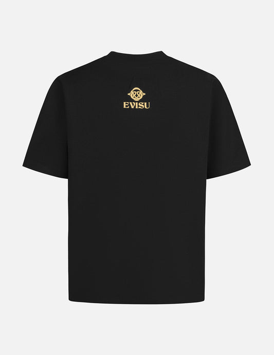 ブロケードカモメアップリケ レギュラーフィットTシャツ
