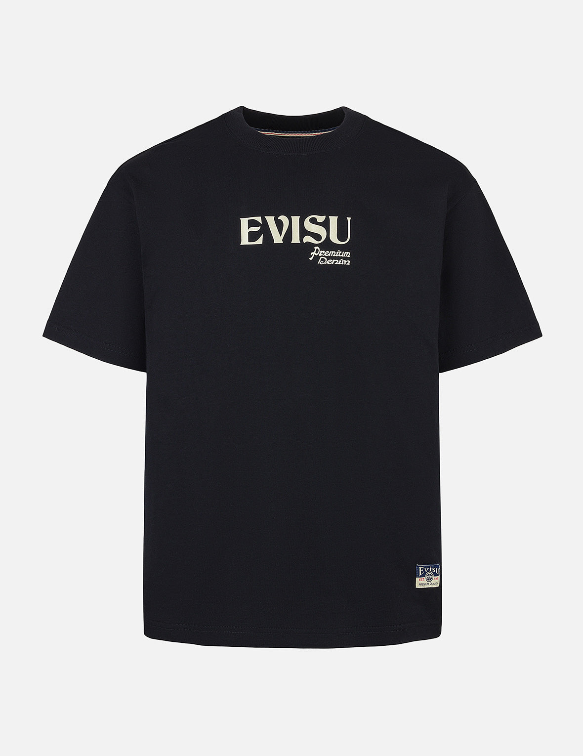 家紋とロゴプリント リラックスフィットTシャツ