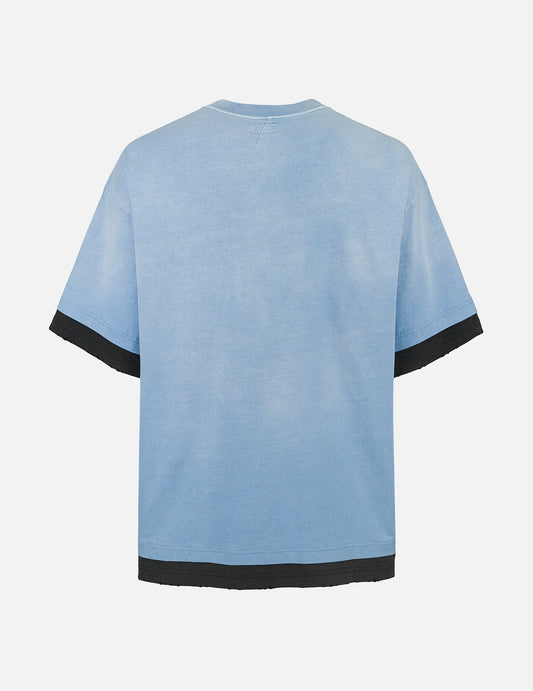 ウォッシュ2-in-1オーバーサイズTシャツ