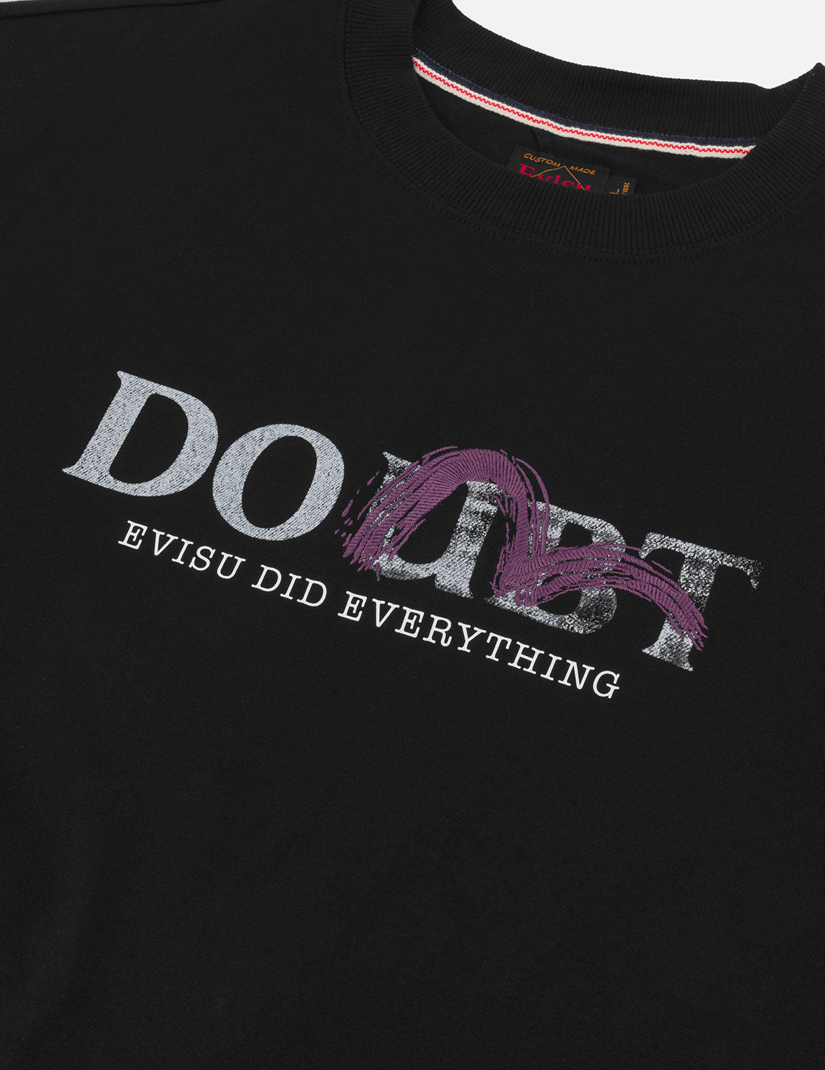 筆描き風カモメ & スローガン リラックスフィット Tシャツ