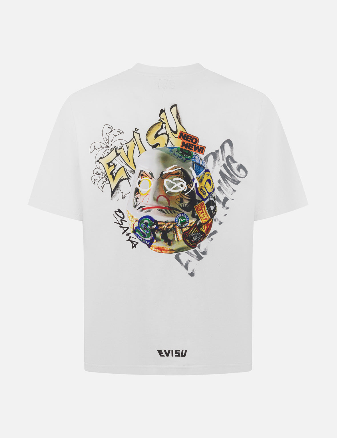 ステッカー 仏頭 ルーズフィット Tシャツ