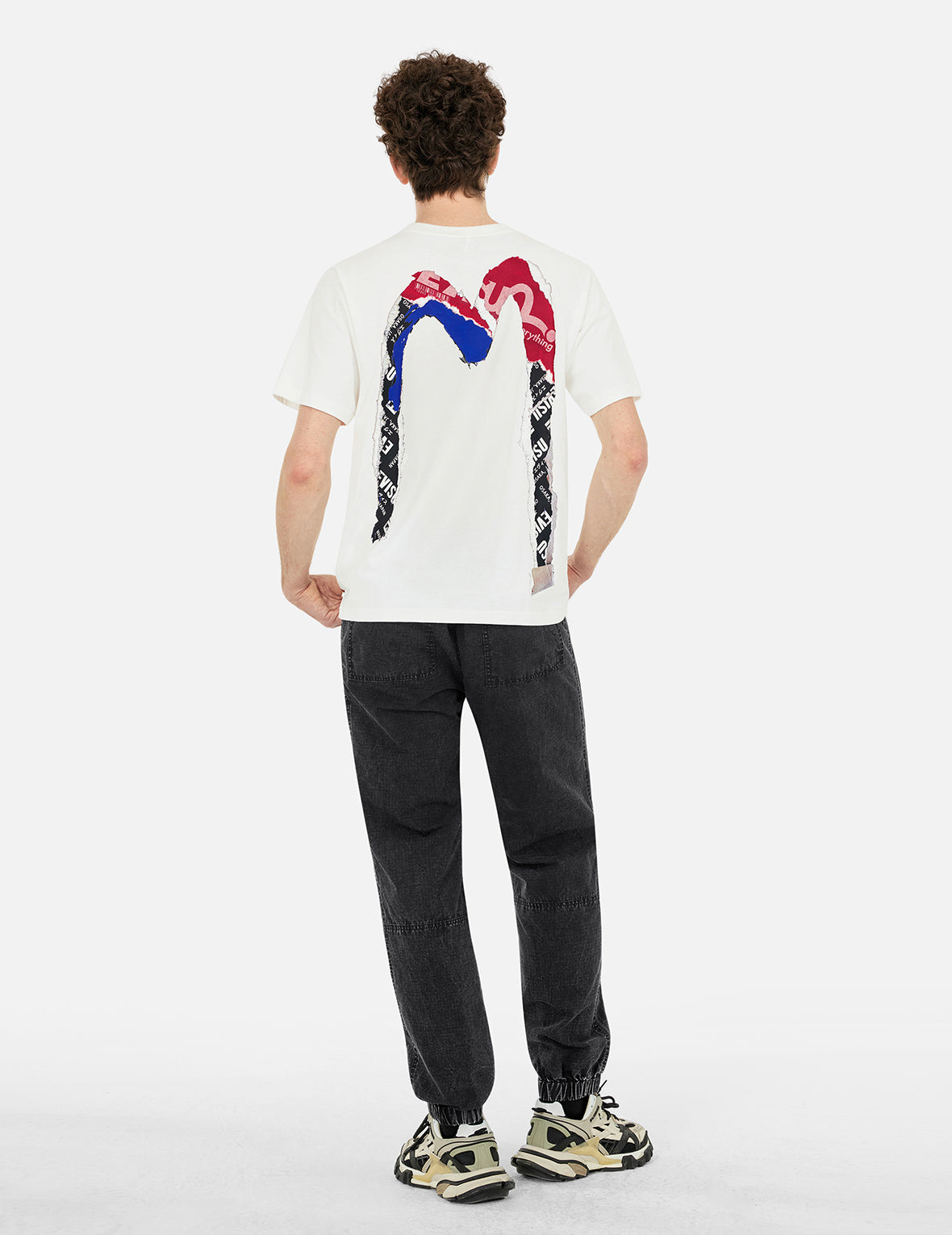 ポスター 大黒プリント レギュラーフィット Tシャツ