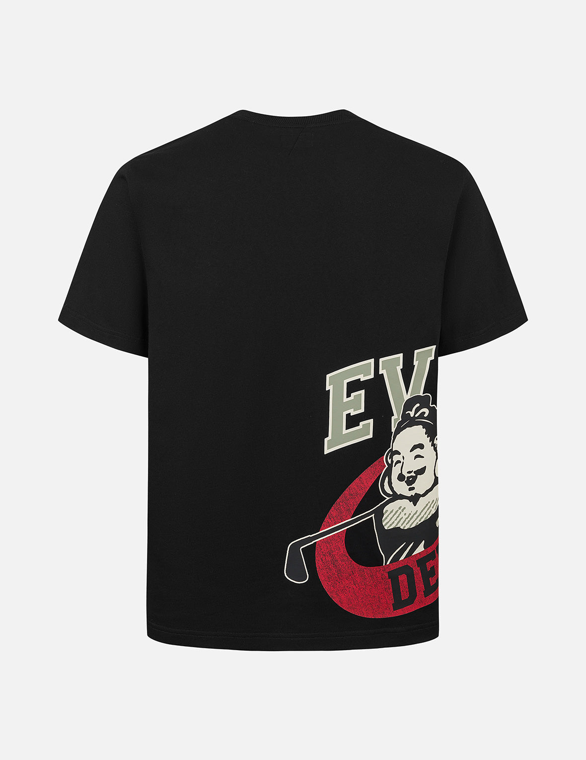 仏頭ゴルフプリント レギュラーフィットTシャツ
