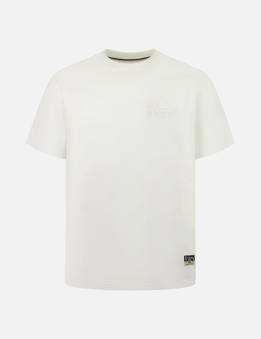 カモメとロゴプリント レギュラーフィットTシャツ