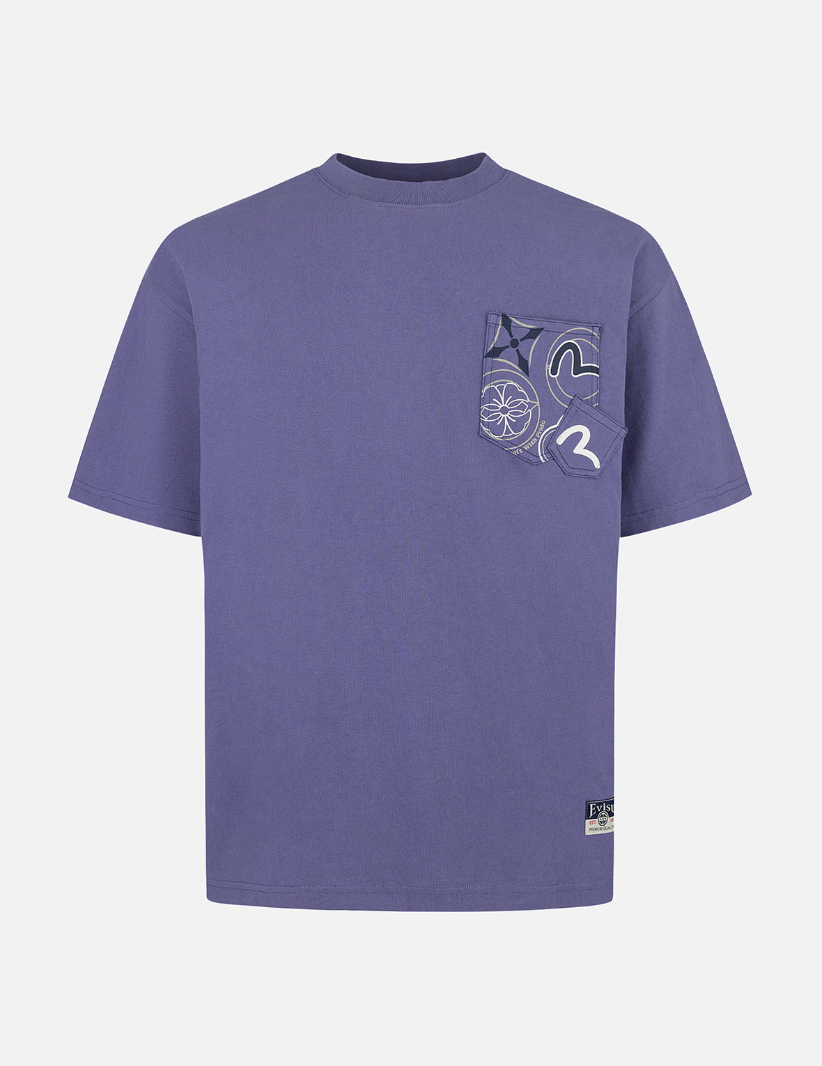 マルチポケットとマルチプリント ルーズフィットTシャツ